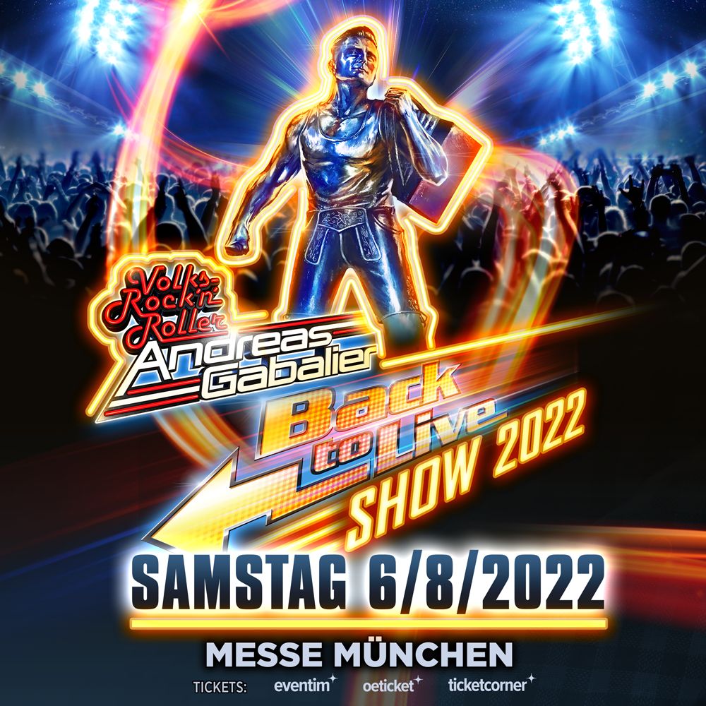 Fahrt mit dem Bus zur Andreas Gabalier Show München Riem Back to Live 2022
