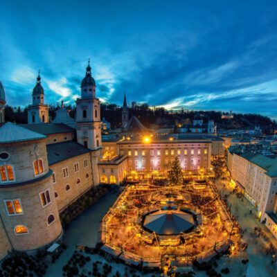 Salzburger Christkindlmarkt von oben _ Tagesfahrt